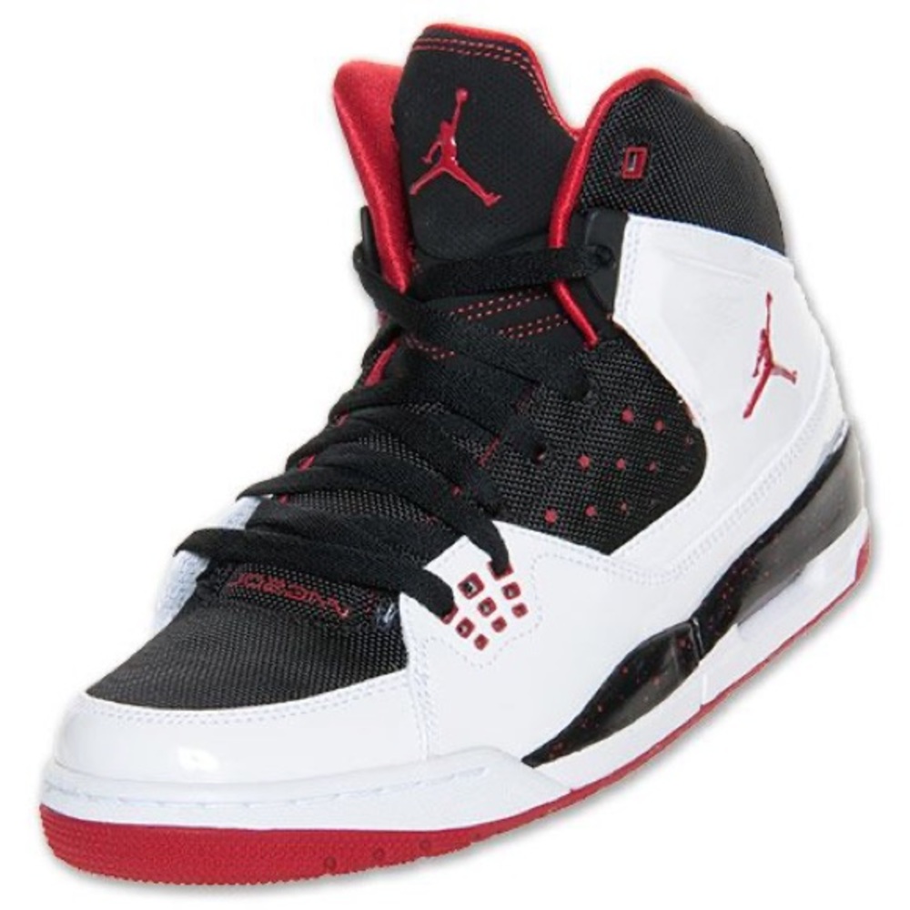 The Jordan SC-1 "White/Gym Red-Black-White"